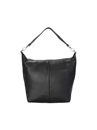 LIEBESKIND BERLIN | Ledertasche - Hobo PARIS Medium | schwarz